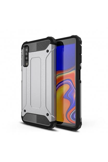 eng pl Hybrid Armor Case Tough Rugged Cover for Samsung Galaxy A7 2018 A750 silver 45729 1 (1)