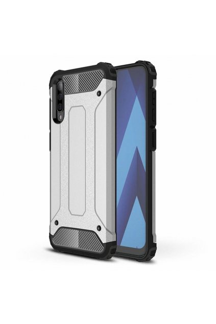 eng pl Hybrid Armor Case Tough Rugged Cover for Samsung Galaxy A70 silver 50380 1