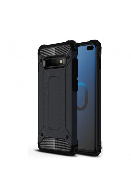 eng pl Hybrid Armor Case Tough Rugged Cover for Samsung Galaxy S10 Plus black 46580 1