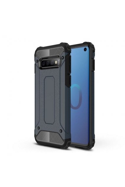 eng pl Hybrid Armor Case Tough Rugged Cover for Samsung Galaxy S10 blue 46573 1