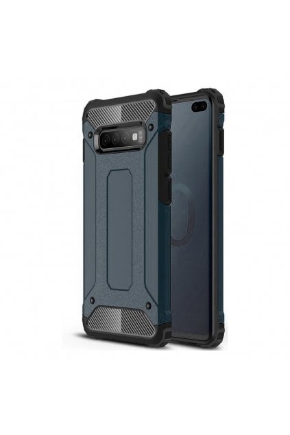 eng pl Hybrid Armor Case Tough Rugged Cover for Samsung Galaxy S10 Plus blue 46581 1