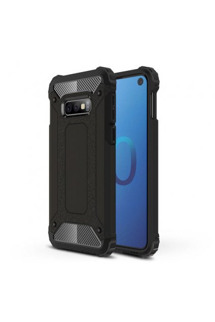 eng pl Hybrid Armor Case Tough Rugged Cover for Samsung Galaxy S10 Lite black 46576 1