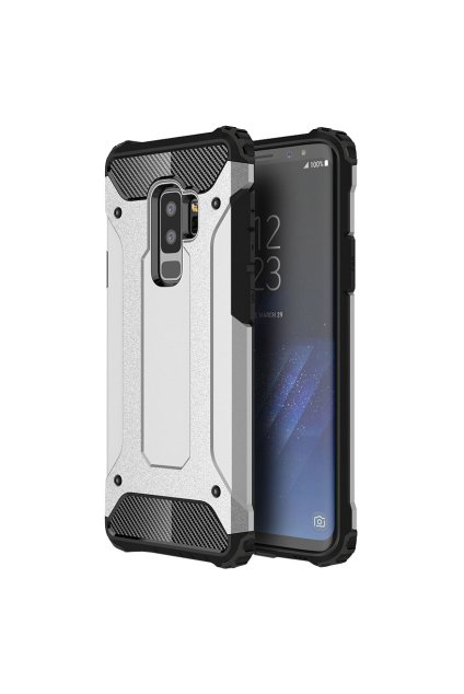 Armor kryt na Samsung Galaxy S9 Plus stříbrný 1
