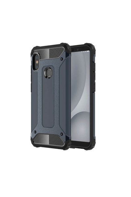 eng pl Hybrid Armor Case Tough Rugged Cover for Xiaomi Mi A2 Lite Redmi 6 Pro blue 45736 1