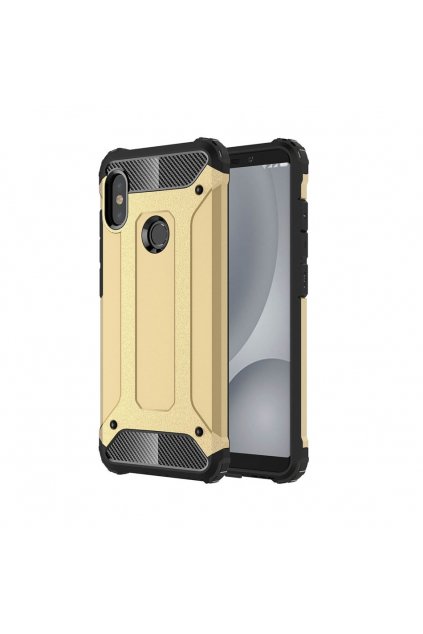 eng pl Hybrid Armor Case Tough Rugged Cover for Xiaomi Mi A2 Lite Redmi 6 Pro golden 45738 1