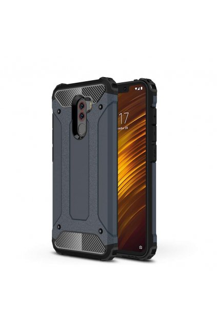 eng pl Hybrid Armor Case Tough Rugged Cover for Xiaomi Pocophone F1 blue 46249 1