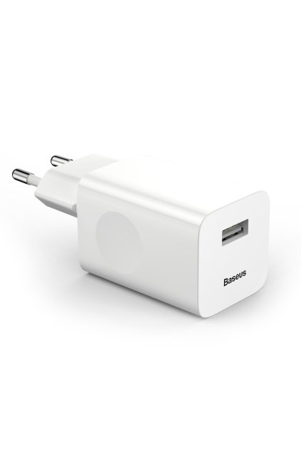 eng pl Baseus Charging Quick Charger Travel Charger Adapter Wall Charger USB Quick Charge 3 0 QC 3 0 bialy white CCALL BX02 40777 2