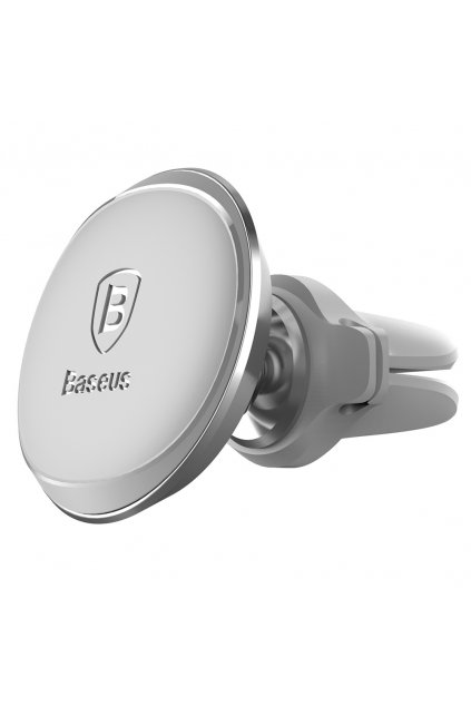 eng pl Baseus Magnetic Air Vent car mount holder with cable clip white 27426 1