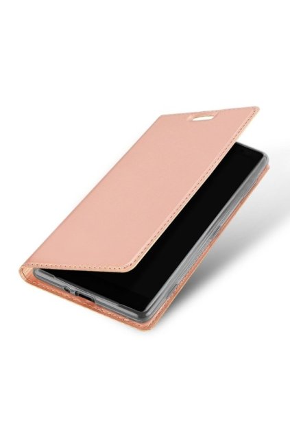 23924 dux ducis luxusni flipove pouzdro na huawei y5 2019 ruzovy