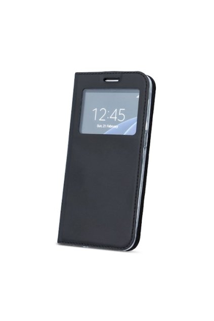 Magnetické pouzdro s okénkem na Xiaomi Redmi 4X černé 1