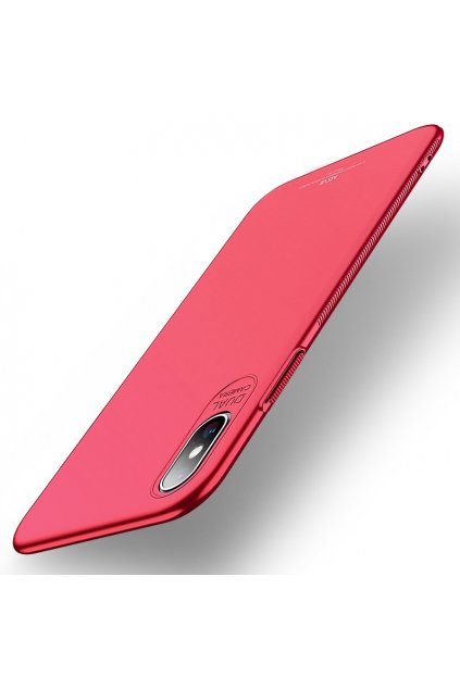 eng pl MSVII Simple Ultra Thin Cover PC Case for iPhone XS Max red 44987 1