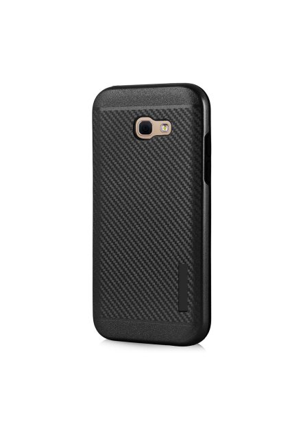 Odolný karbonový kryt na Samsung Galaxy A3 2017 černý 1