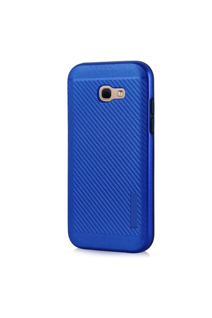Odolný karbonový kryt na Samsung Galaxy A3 2017 modrý