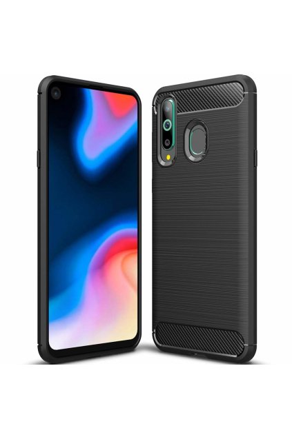 eng pl Carbon Case Flexible Cover TPU Case for Huawei Honor 20 Lite black 51826 1
