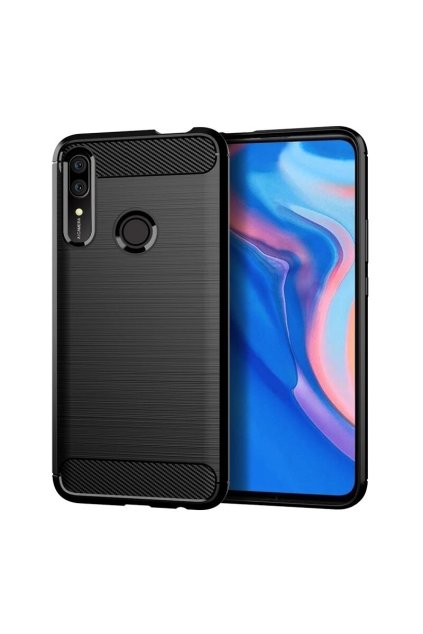 eng pl Carbon Case Flexible Cover TPU Case for Huawei P Smart Z black 51824 1