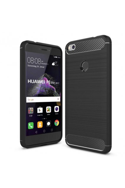 Carbon Case Flexible Cover TPU Case for Huawei P9 Lite 2017