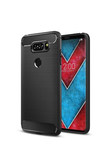 eng pl Carbon elastic cover case LG Q60 black 63231 1