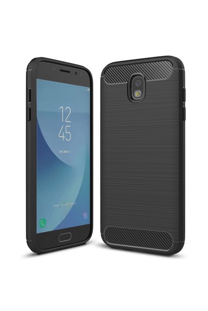 Ohebný carbon kryt na Samsung Galaxy J5 2017 černý 1
