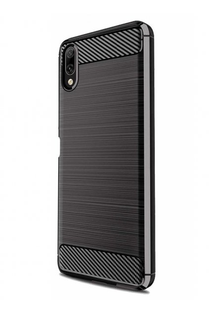eng pl Carbon Case Flexible Cover TPU Case for Sony Xperia L3 black 50252 6