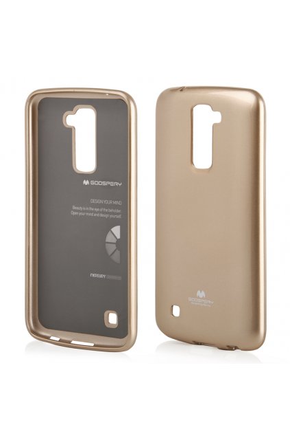 perleťový kryt na LG K 10 zlatý