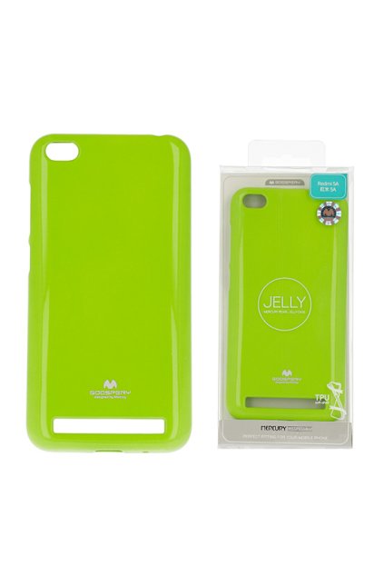 Perleťově zbarvený jelly case mercury na Xiaomi Redmi 5a zelený