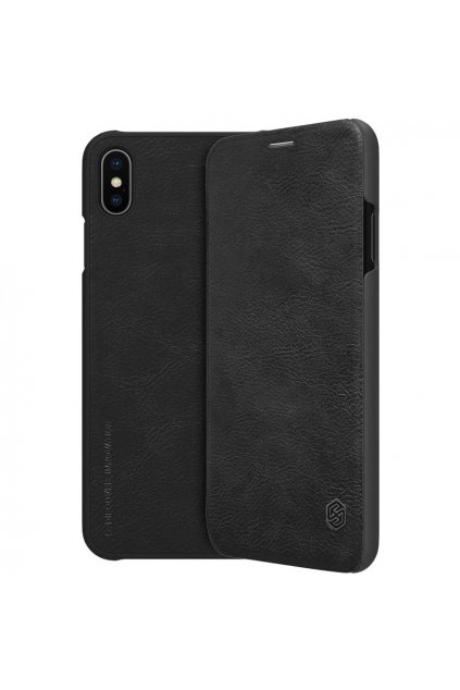 eng pl Nillkin Qin original leather case cover for iPhone XS Max black 44626 23
