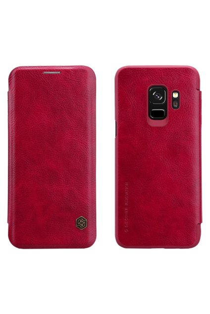 Nillkin qin Leatther pouzdro na Samsung S9 červené