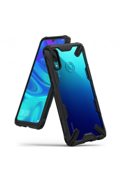 eng pl Ringke Fusion X durable PC Case with TPU Bumper for Huawei P Smart 2019 black FXHW0011 RPKG 48568 1
