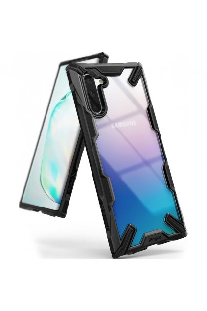 eng pl Ringke Fusion X durable PC Case with TPU Bumper for Samsung Galaxy Note 10 black FUSG0027 52397 1