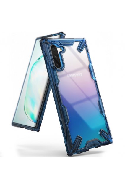 eng pl Ringke Fusion X durable PC Case with TPU Bumper for Samsung Galaxy Note 10 blue FUSG0028 52398 1