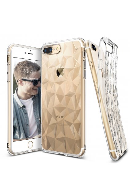 Diamantový siliknový kryt na honor 9 lite apple