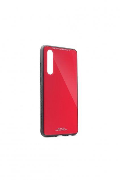 Sklenený kryt na Huawei P30 - červený