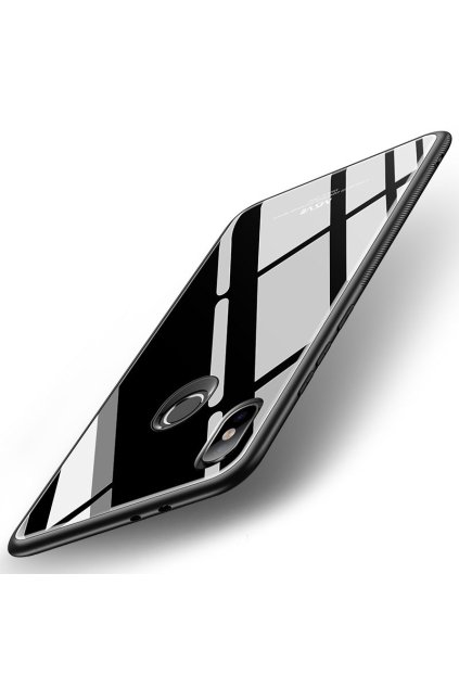 eng pl MSVII Tempered Glass Case Durable Cover with Tempered Glass Back Xiaomi Mi A2 Mi 6X czarny 42800 1
