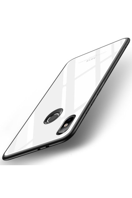 eng pl MSVII Tempered Glass Case Durable Cover with Tempered Glass Back Xiaomi Mi A2 Mi 6X bialy 42801 1