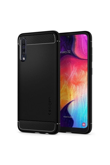 eng pl SPIGEN RUGGED ARMOR GALAXY A50 MATTE BLACK 50553 7