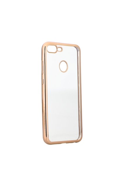 TPU květinovy kryt na Honor 9 Lite zlatý