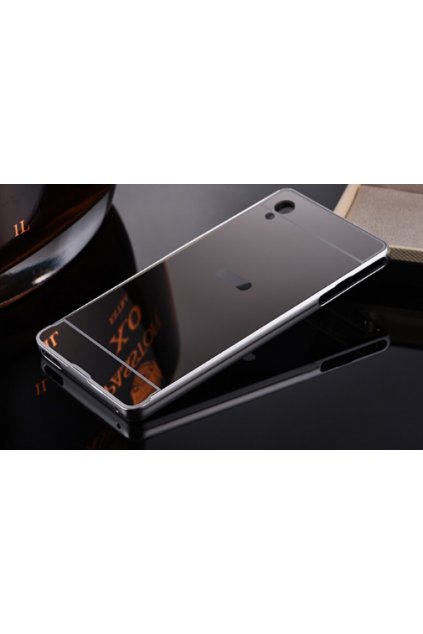 Zrcadlový kryt Sony Xperia M4 Aqua černý