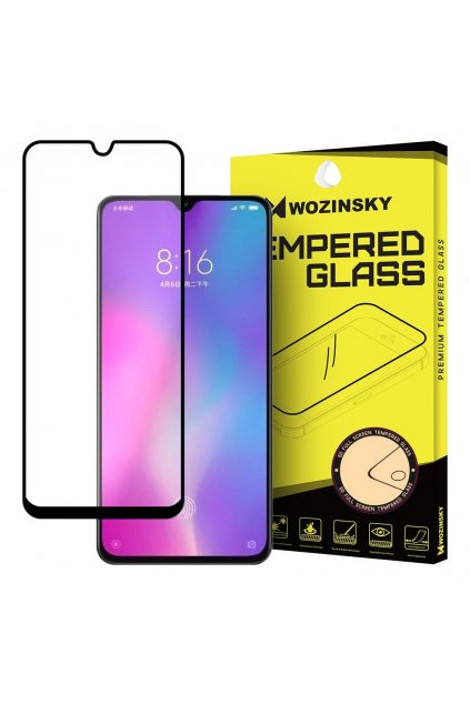 eng pl Wozinsky Tempered Glass Full Glue Super Tough Screen Protector Full Coveraged with Frame Case Friendly for Xiaomi Mi 9 Lite Mi CC9 black 51833 1