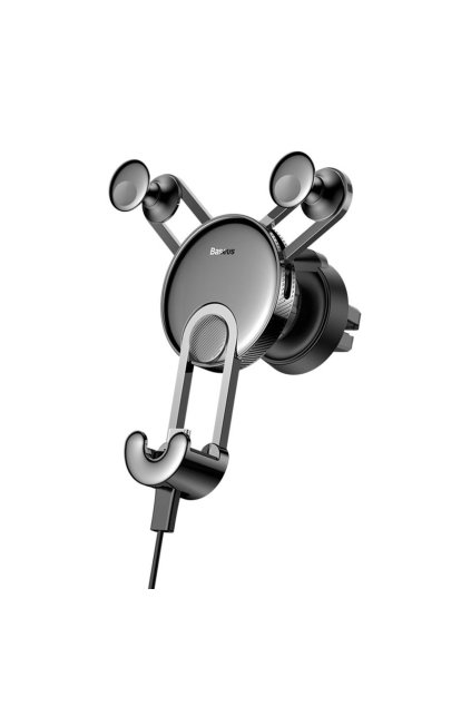 eng pl Baseus YY vehicle mounted phone gravity holder with charging USB Type C cable Black SUTYY 01 50569 26