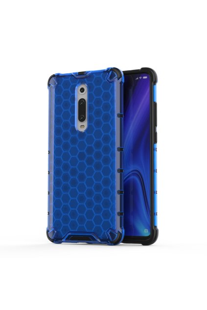 eng pl Honeycomb Case armor cover with TPU Bumper for Xiaomi Mi 9T Xiaomi Mi 9T Pro blue 53870 1