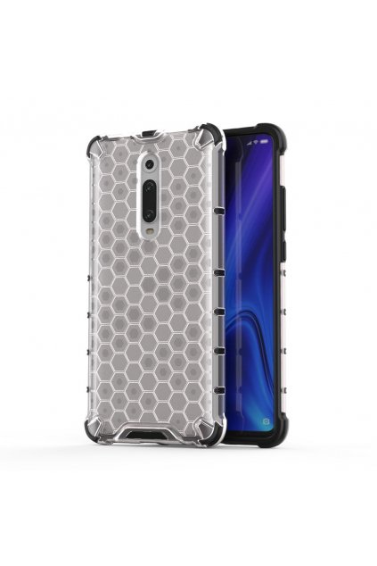 eng pl Honeycomb Case armor cover with TPU Bumper for Xiaomi Mi 9T Xiaomi Mi 9T Pro transparent 53873 1