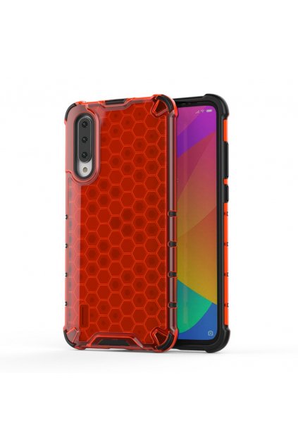 eng pl Honeycomb Case armor cover with TPU Bumper for Xiaomi Mi CC9e Xiaomi Mi A3 red 53897 1