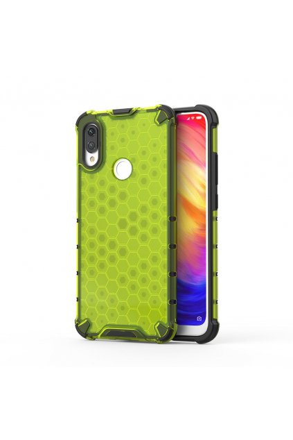 eng pl Honeycomb Case armor cover with TPU Bumper for Xiaomi Redmi Note 7 green 53891 1
