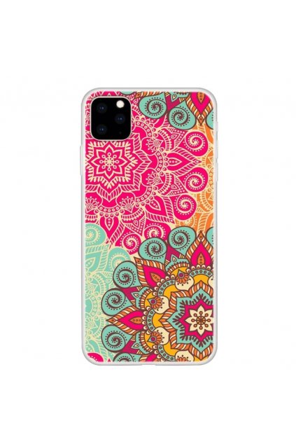 eng pl Slim case Art IPHONE 11 colorized mandala flower 64589 1