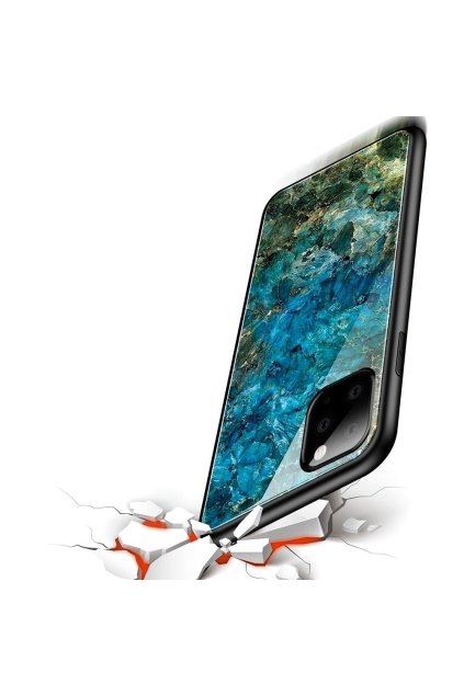 eng pl Glass case Art IPHONE 11 PRO 5 8 emerald 64603 1