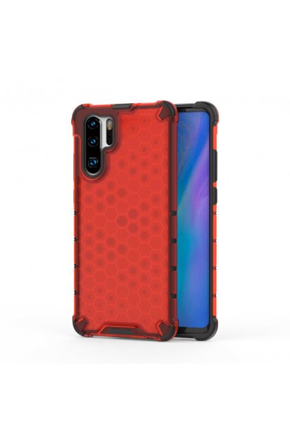 eng pl Honeycomb Case armor cover with TPU Bumper for Huawei P30 Pro red 53882 1