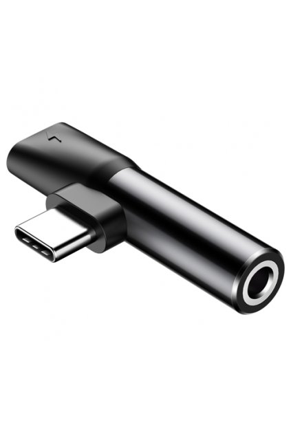 eng pm Baseus Audio Converter L41 Adapter from USB C to USB C port female headphones jack 3 5 mm female black CATL41 01 46846 1