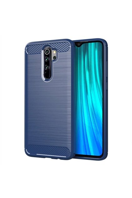 pol pl Carbon Case elastyczne etui pokrowiec Xiaomi Redmi Note 8 Pro niebieski 54934 1