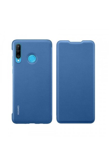 pol pl Huawei Wallet Cover etui kabura bookcase z kieszonka na karte Huawei P30 Lite niebieski 51993080 50385 5