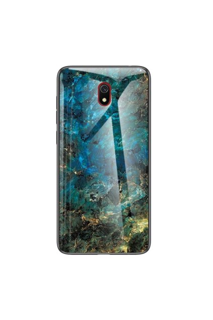eng pl XIAOMI REDMI 8A Glass case Art Marble Emerald 65709 1